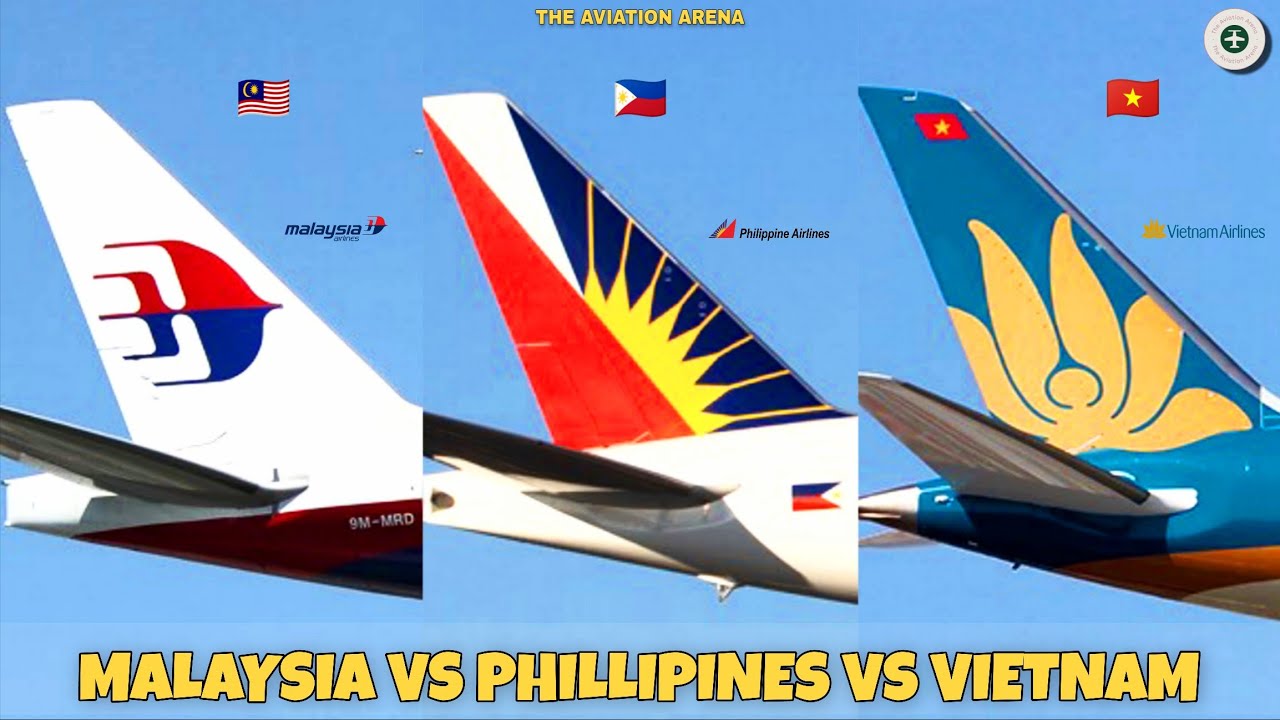 Malaysia Airlines Vs Philippines Airlines Vs Vietnam Airlines Comparison 2025! 🇲🇾 Vs 🇵🇭 Vs 🇻🇳