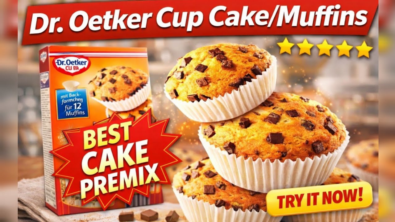 Dr.Oetker chocolate Cupcakes | No chance to fail | Muffins/cupcakes for beginners