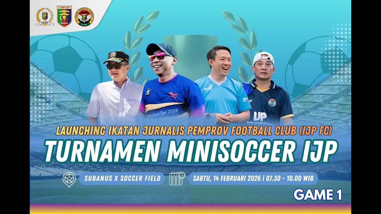 🔴SERUUU❗❗❗ GAME 1//IJP FC A VS GUBERNUR FC//TURNAMEN MINISOCCER IJP🏆🔥🔥