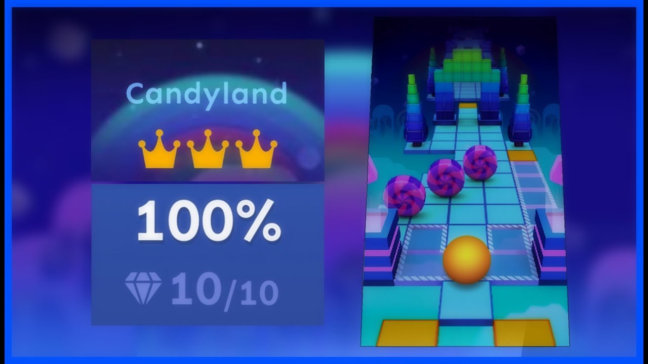 Rolling Sky - Candyland XL | Mirror World 🎵