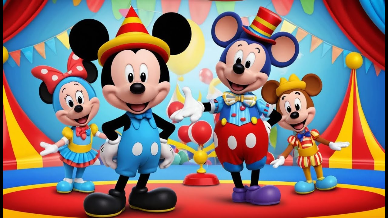 Mickey Mouse’s Silly Circus Adventure | Funny and Fun Kids Nursery Rhyme Animation