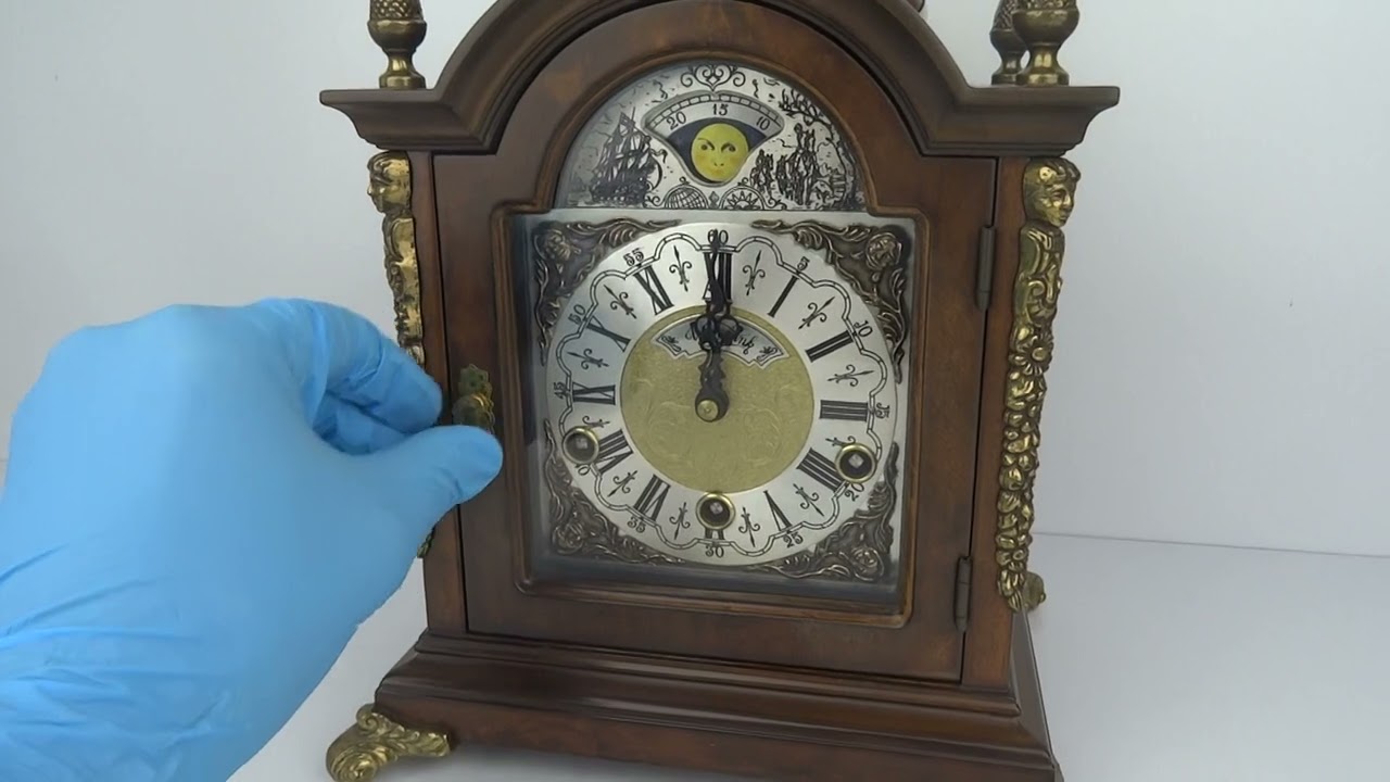 WARMINK Wuba Westminster Chime DUTCH Vintage Antique Clock