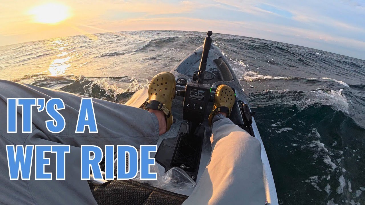 Old Town Malibu ePDL+ Speed Test Offshore in Tough Conditions