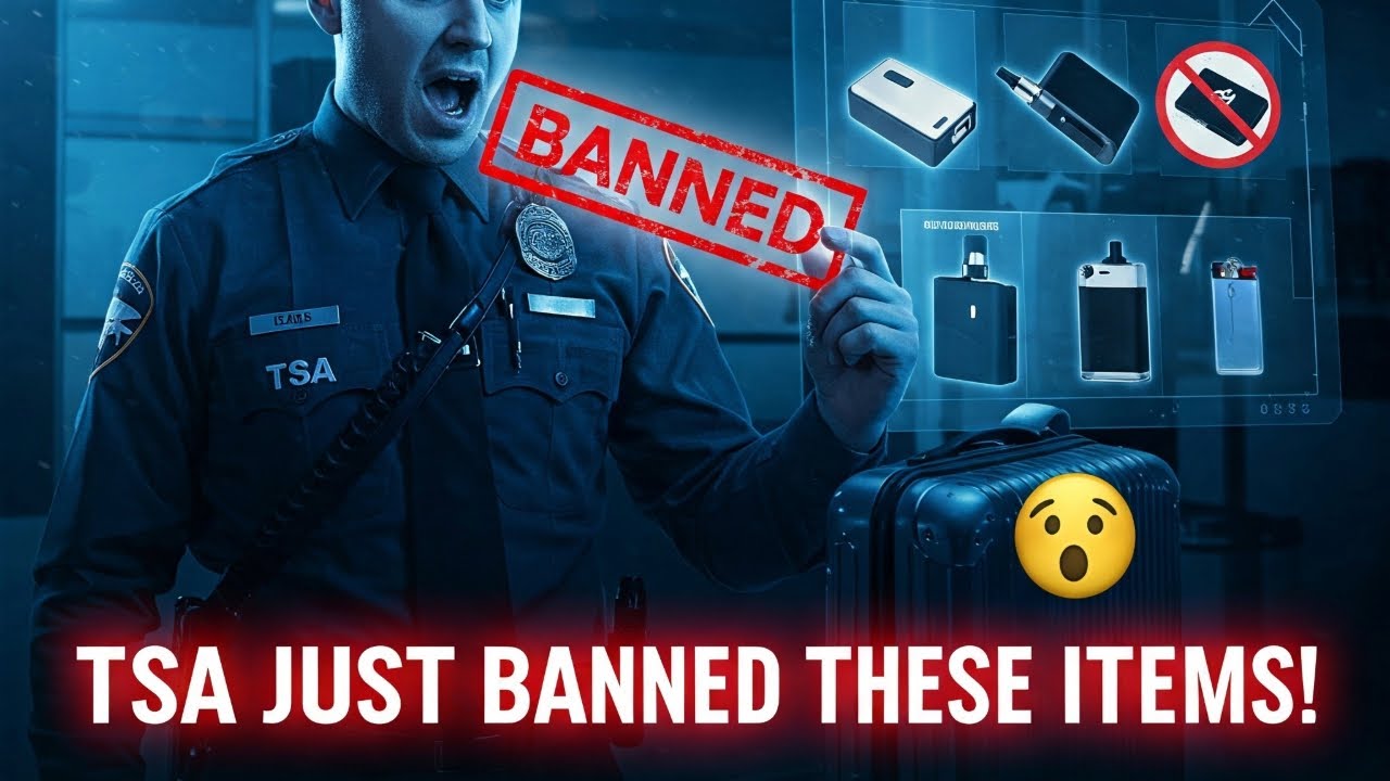 TSA Just BANNED These Items From Checked Bags in 2025 FULL LIST!