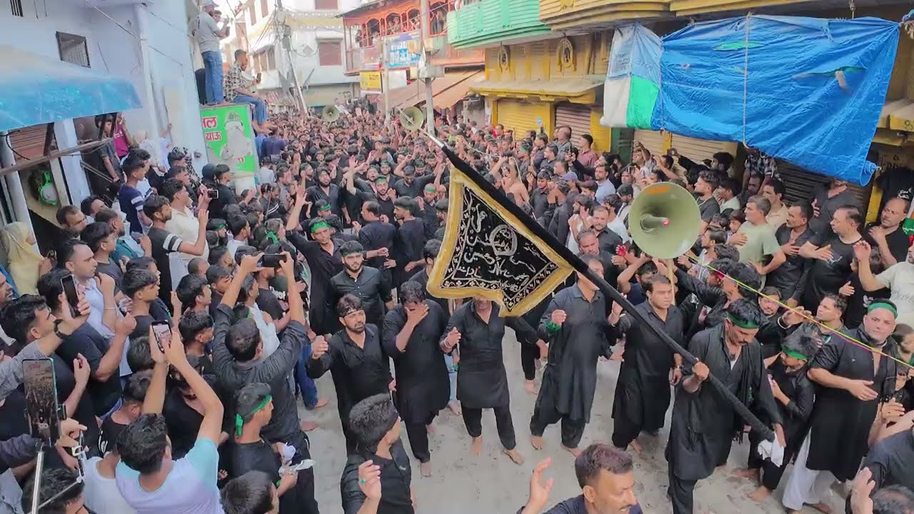 7 Muharram Juloos 2024 | Naugawan Sadat Azadari | Anjuman Yadgar e Hussaini | Matam | muharram 1446