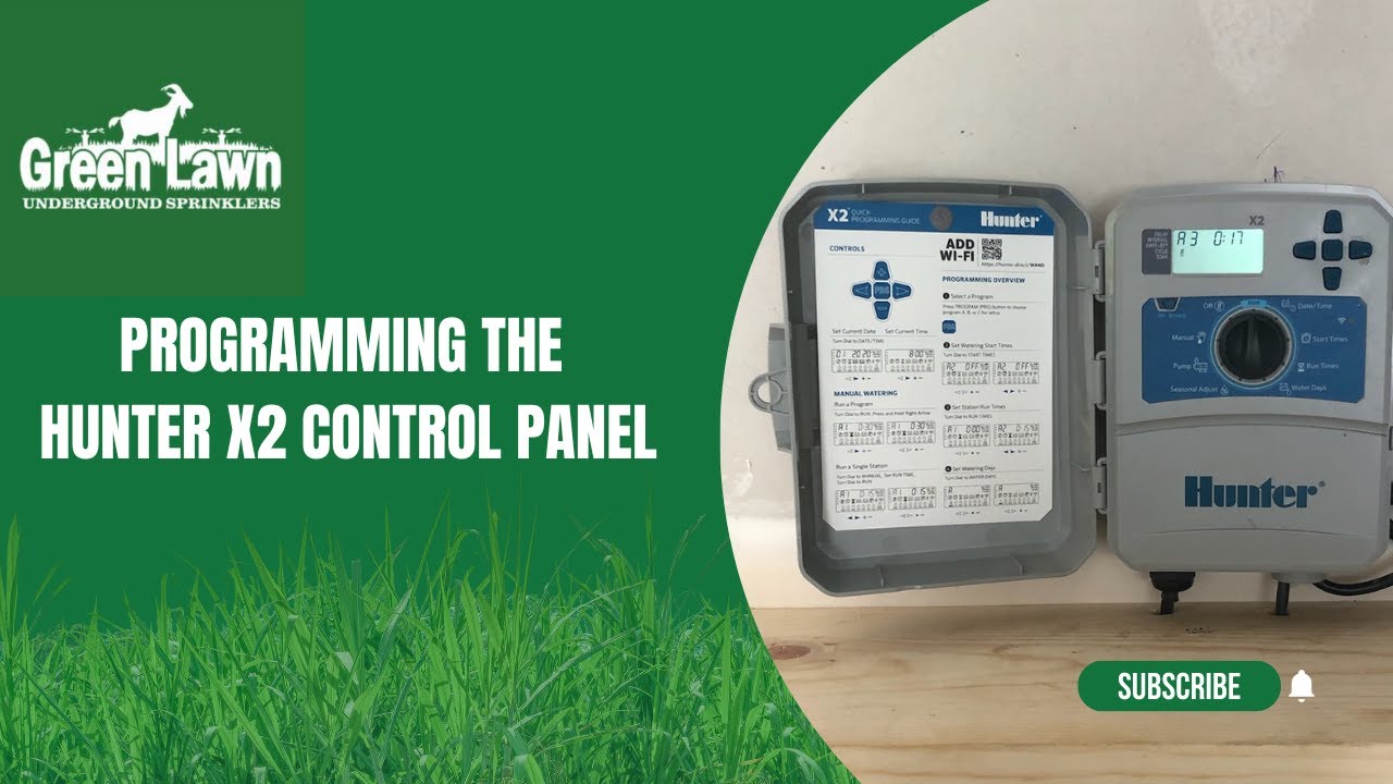 Programming the Hunter X2 Control Panel