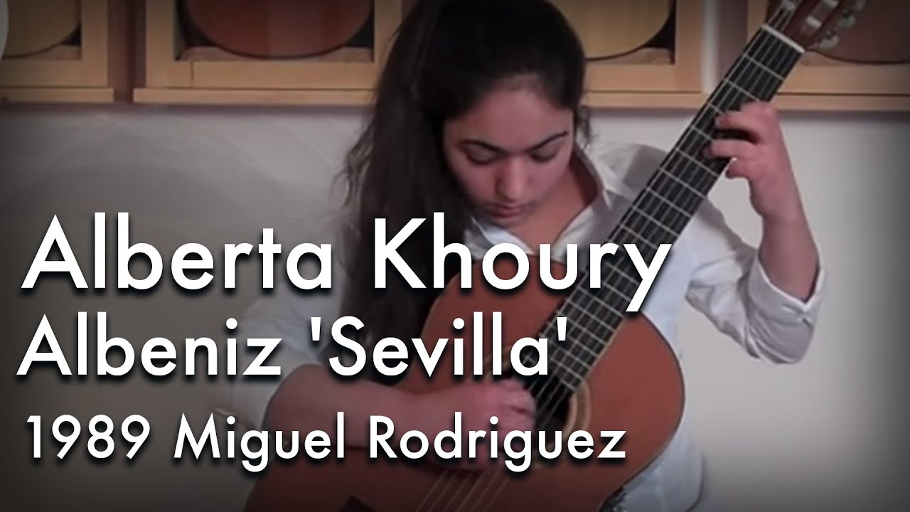 Albeniz 'Sevilla' played by Alberta Khoury