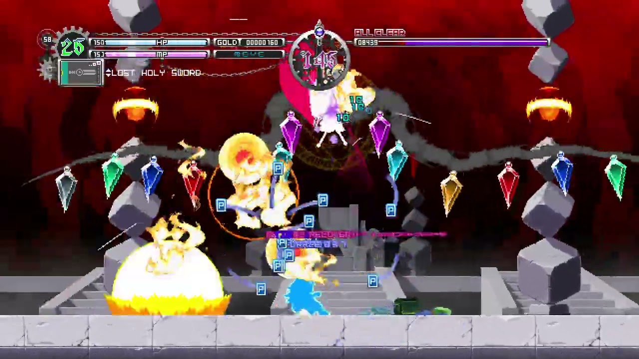 Touhou Luna Nights - Sakuya vs Flandre