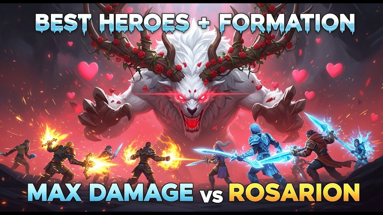 How to MAXIMIZE Your Damage on ROSARION!!! | BEST Heroes and Formation!!! | [Whiteout Survival]