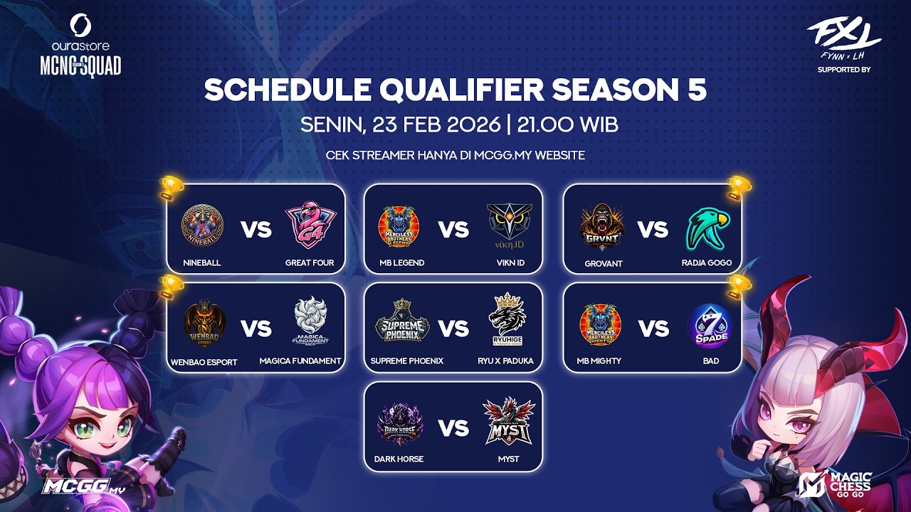 OURASTORE MCNC SQUAD S5 SUPPORTED BY FXL | QUALIFIER | MB LEGEND VS VIKN ID |