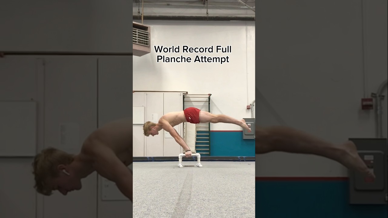 World Record Full Planche #Calisthenics #Gymnastics #Planche #WorldRecord