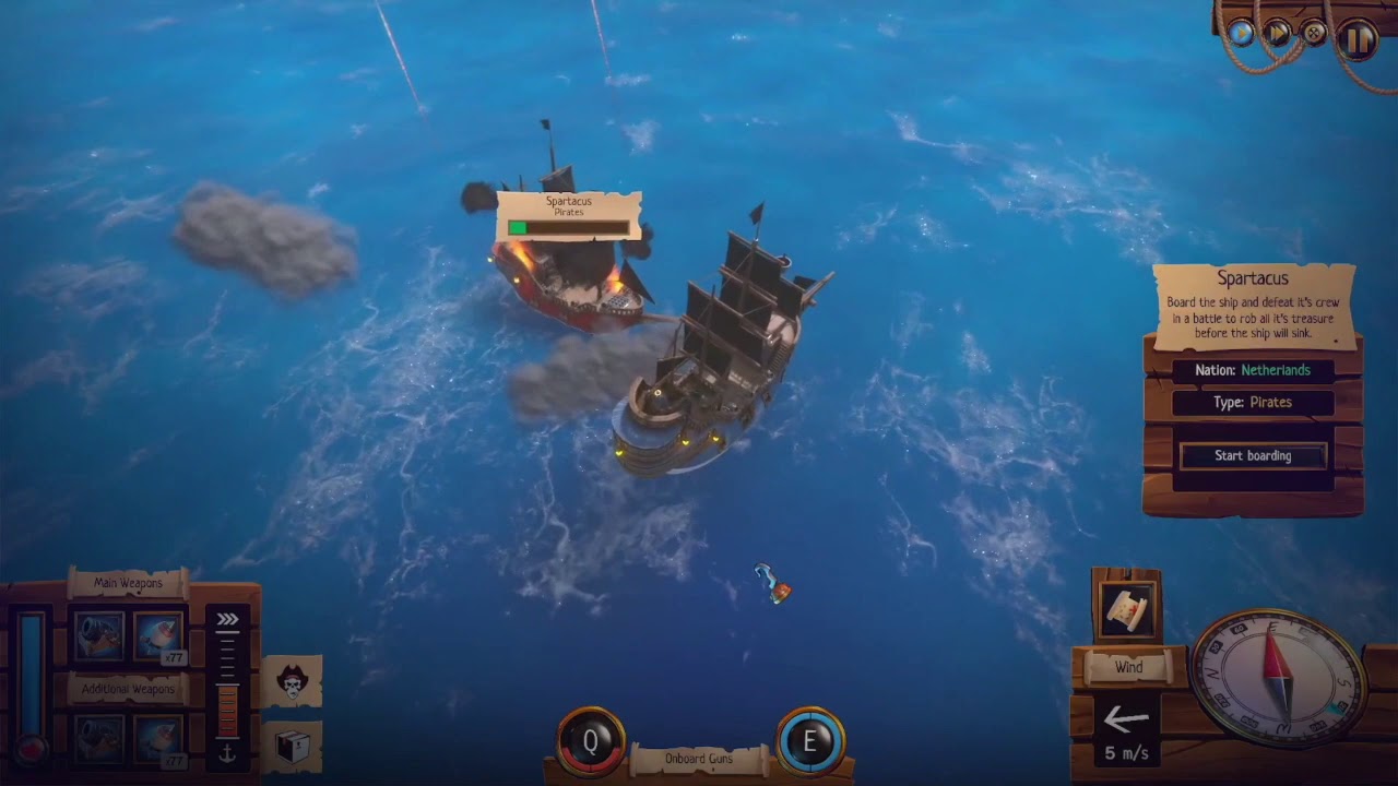 SinkAgainGame Trailer v4- Music by Mike Caral #thecuetube