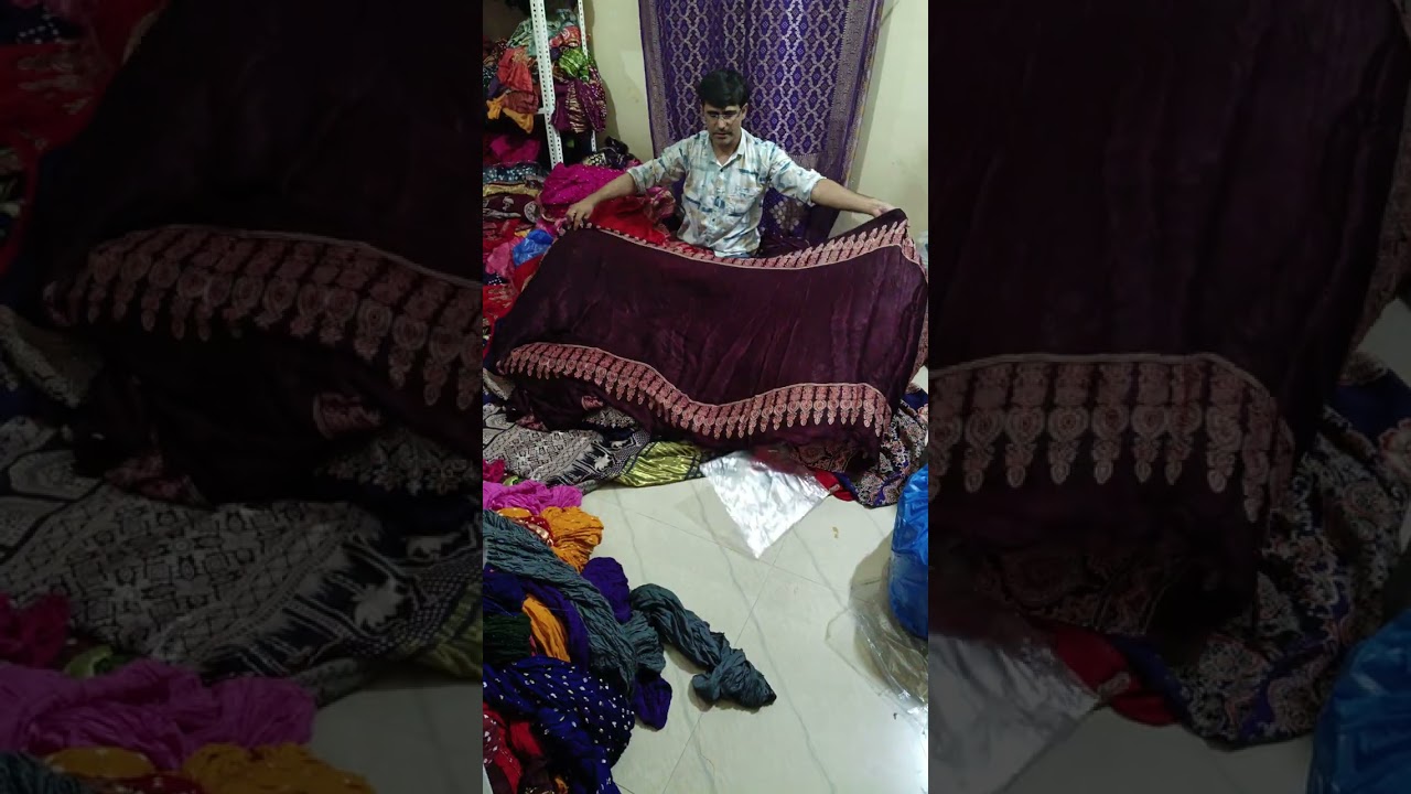 #Ajrakh #ma new stock Ane medium prise ma #junglow #Saree  