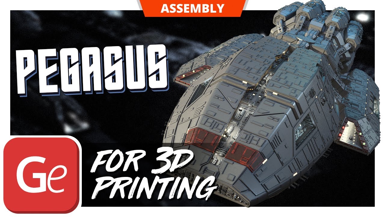 Pegasus 3D Printing Model | Assembly by Gambody