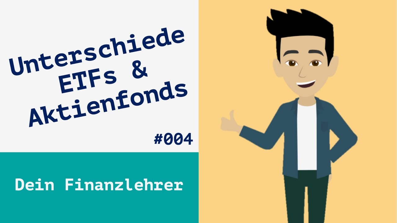 Unterschiede ETFs und Aktienfonds | Geldanlage für Einsteiger | #004