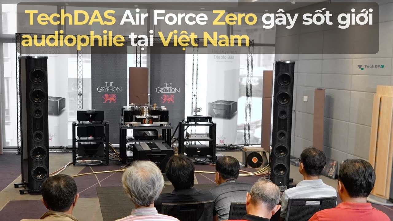Công diễn đỉnh cao mâm than TechDAS Air Force Zero, độ trung thực gây sốt giới audiophile Việt Nam