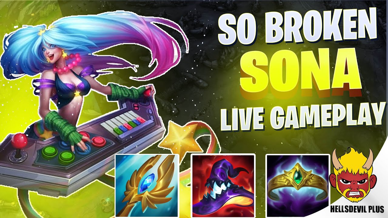 Сона невероятно сильна! - Геймплей Wild Rift HellsDevil Plus