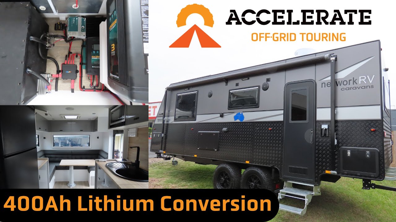 400Ah Lithium Conversion in a brand new Network RV Caravan