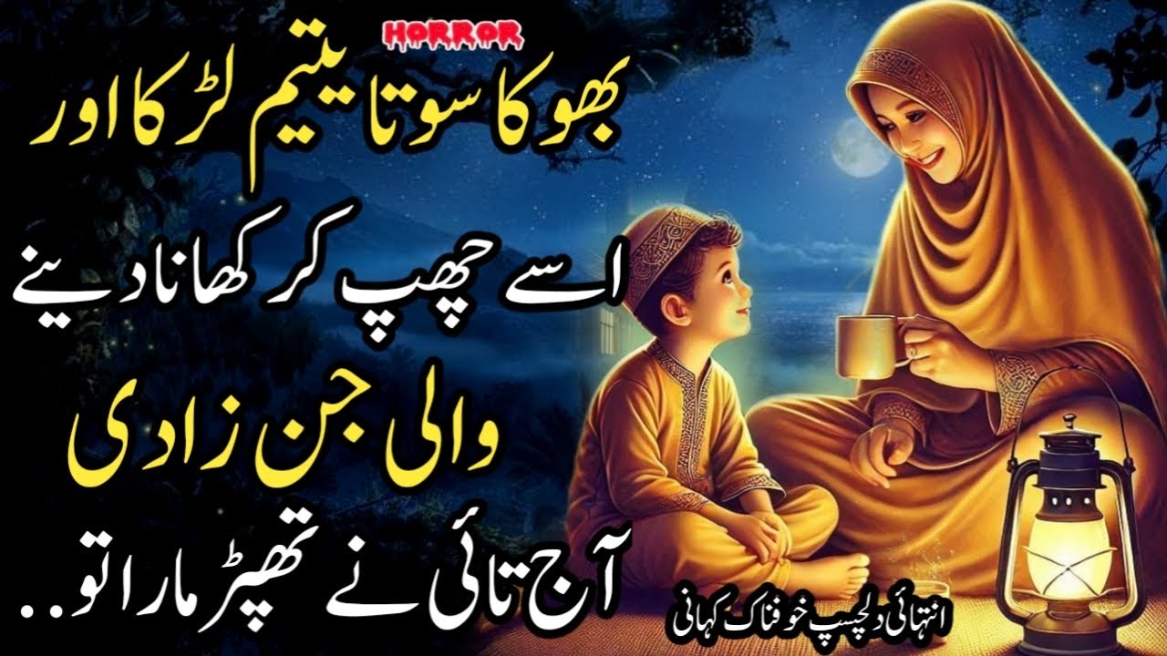 Bhoka Sota Yateem Larka Aur Use Chup Kr Khana Deti Jinzadi | Real Urdu Horror Story | Jinn Encounter