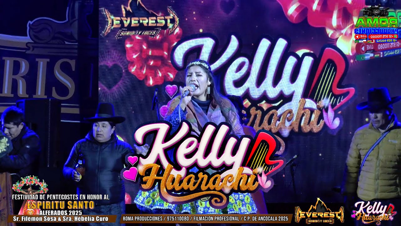 Kelly Huarachi en Vivo 2025 - Festividad en Honor al Espíritu Santo en Ancocala.