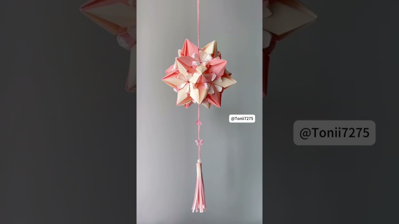 Flower Ball Origami Tutorial