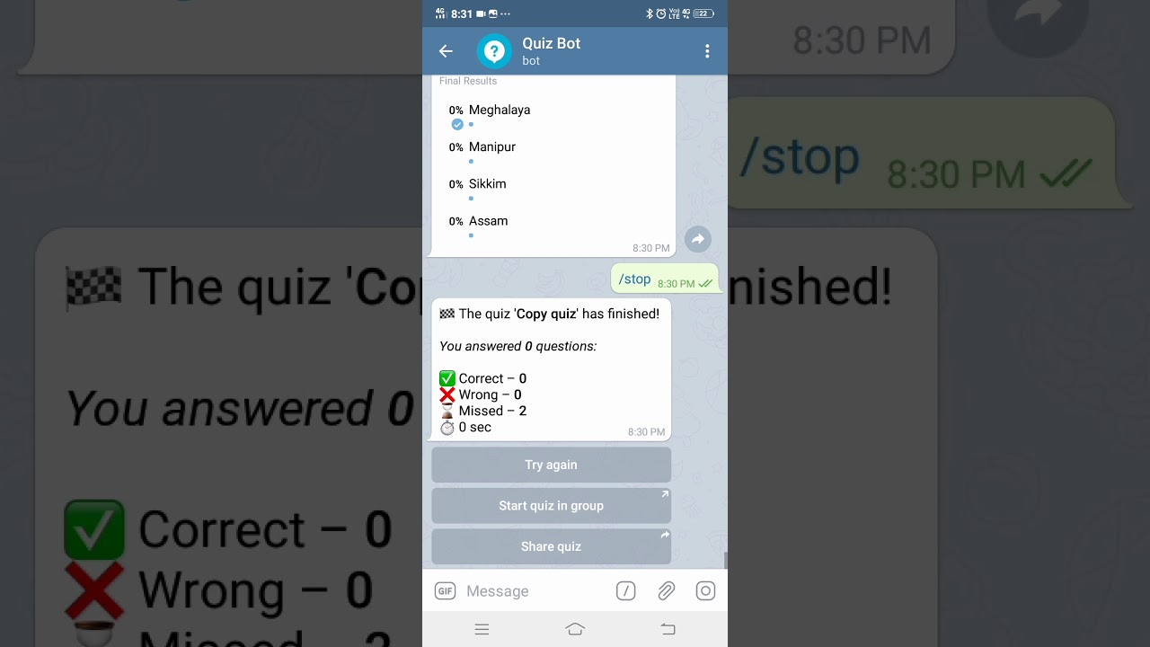 How to Copy Quizzes in telegram quiz bot | Aspirants Data