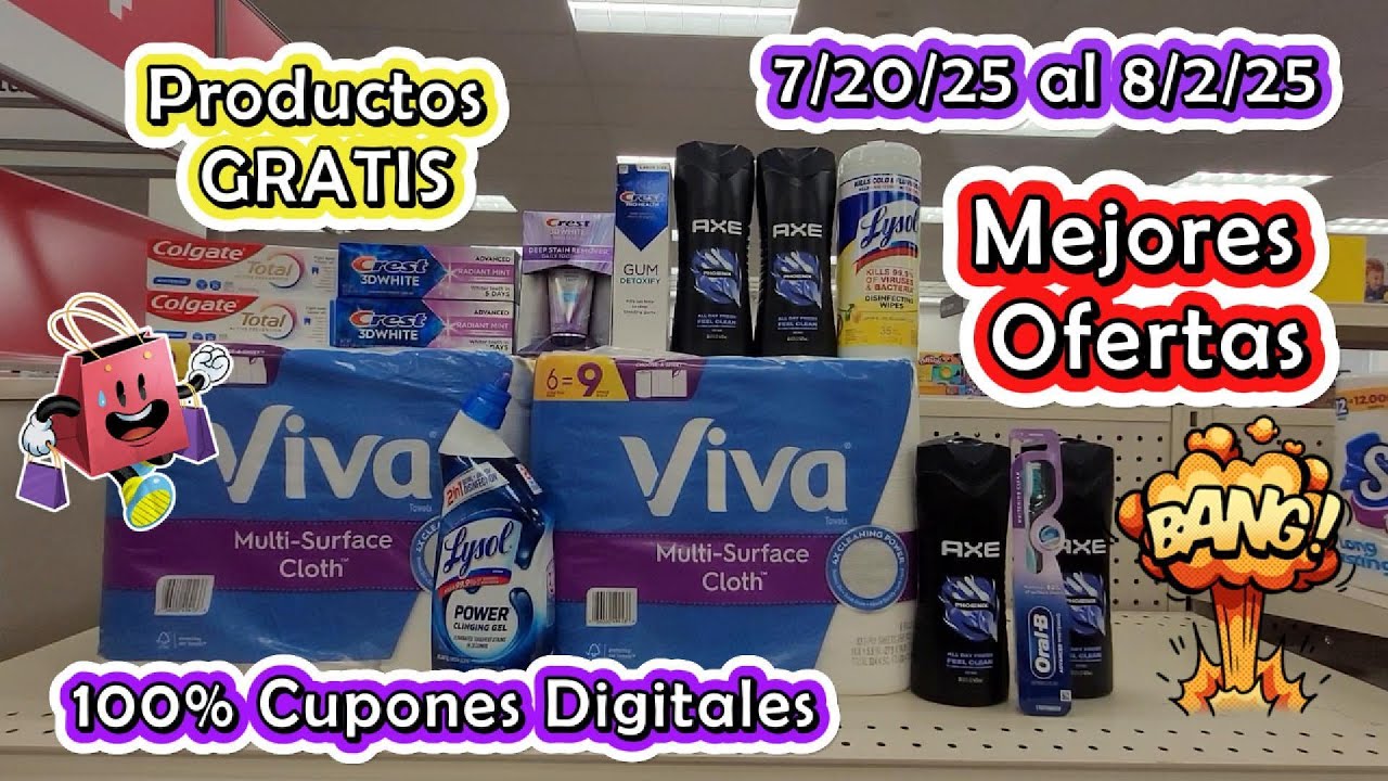 🛍🔥Compra 15 Productos Hogar, Cuidado Oral y Personal💥CVS 7/20/25 al 8/2/25