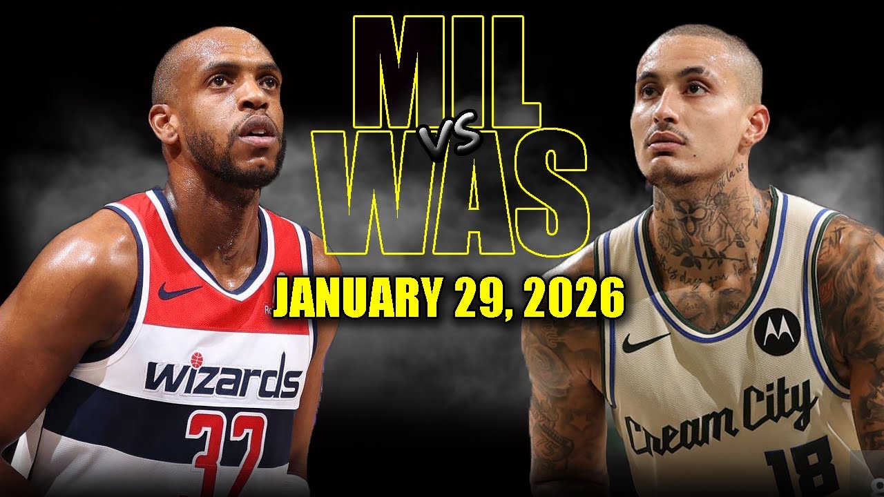 Milwaukee Bucks vs Washington Wizards Full Game Highlights &ndash; January 29, 2026 | NBA Season