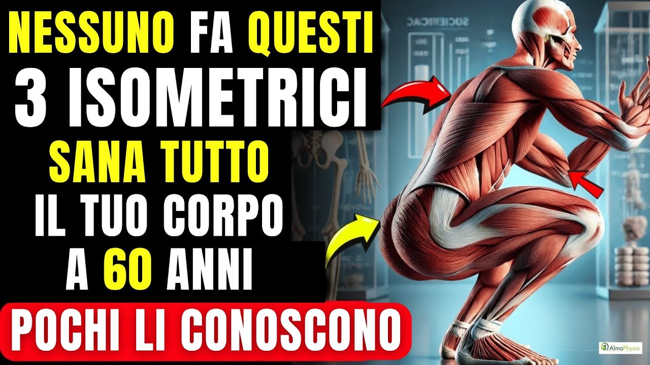 I 3 esercizi isometrici più potenti per adulti over 60 - forza ed equilibrio a casa