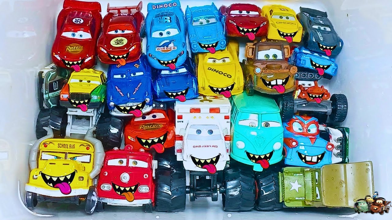 Disney Pixar Cars Unboxing Review | Lightning McQueen, Tow Mater, Chick Hicks, Sally , Cruz ASMR Car