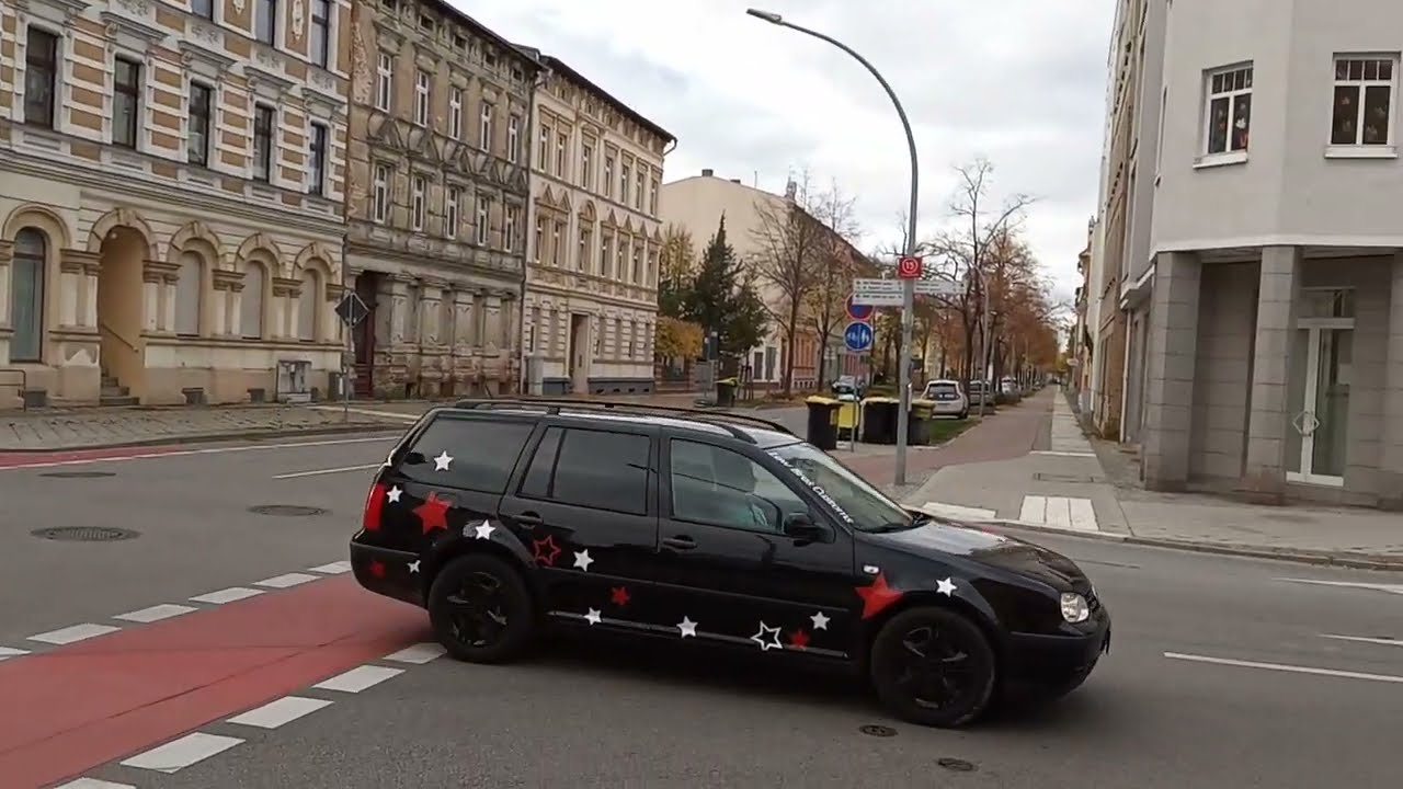 Главная улица города Forst (Lausitz)-Deutschland