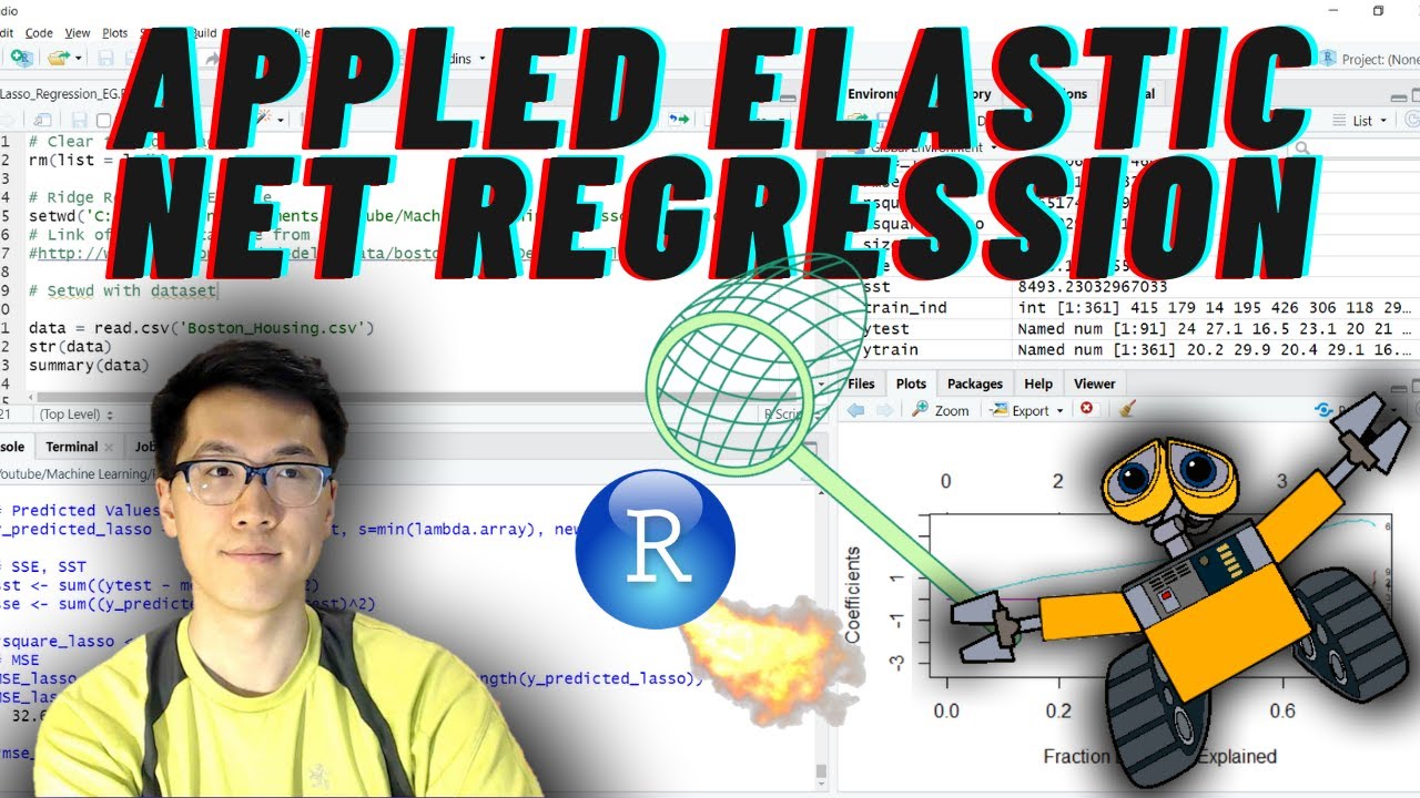 Applied Elastic Net Regression in R