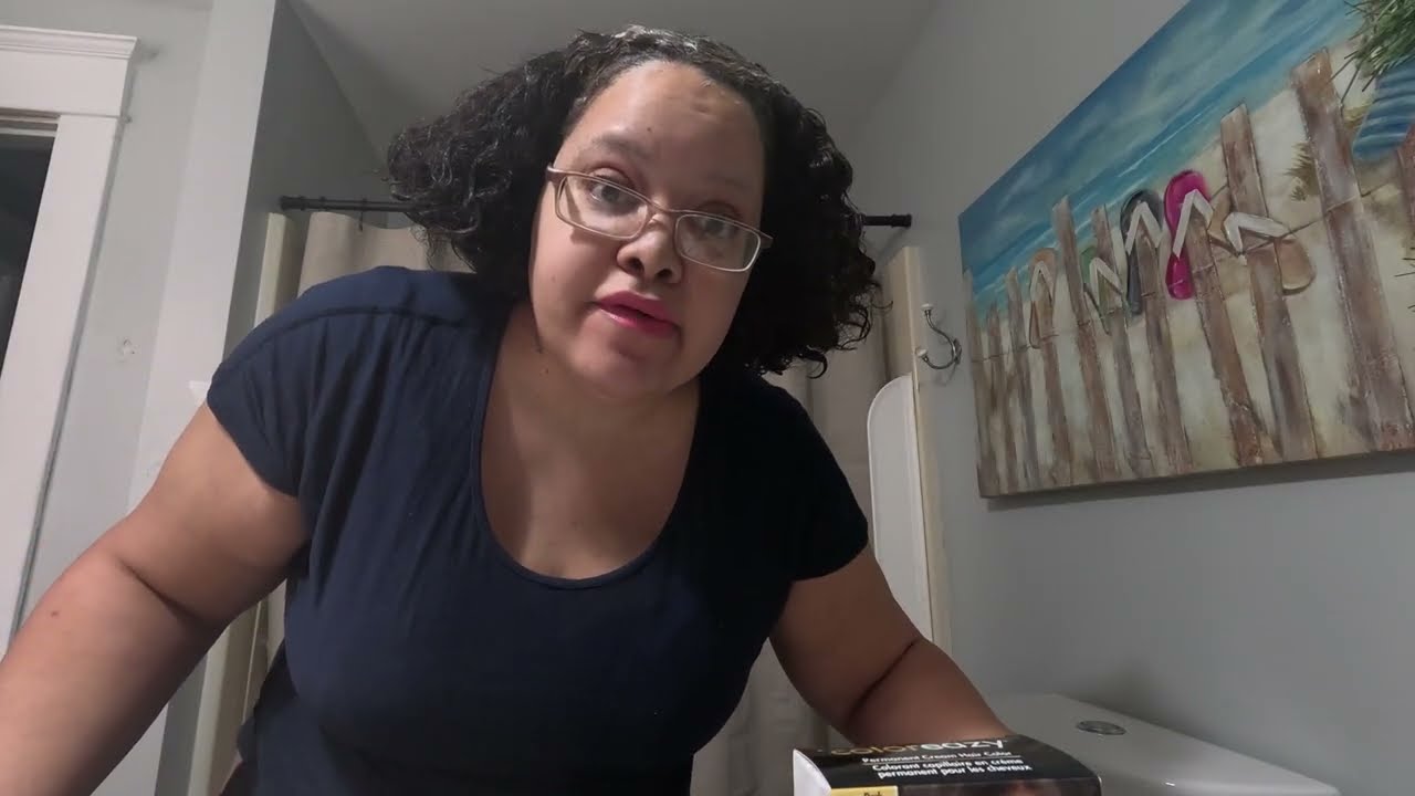 Dollar tree dark brown hair dye part 1