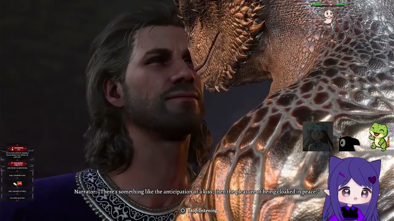 Baldur's gate 3 / CrazyReptile's Romance scene lol 🤣 @CrazyReptile33 @UnAcceptableyNamed 