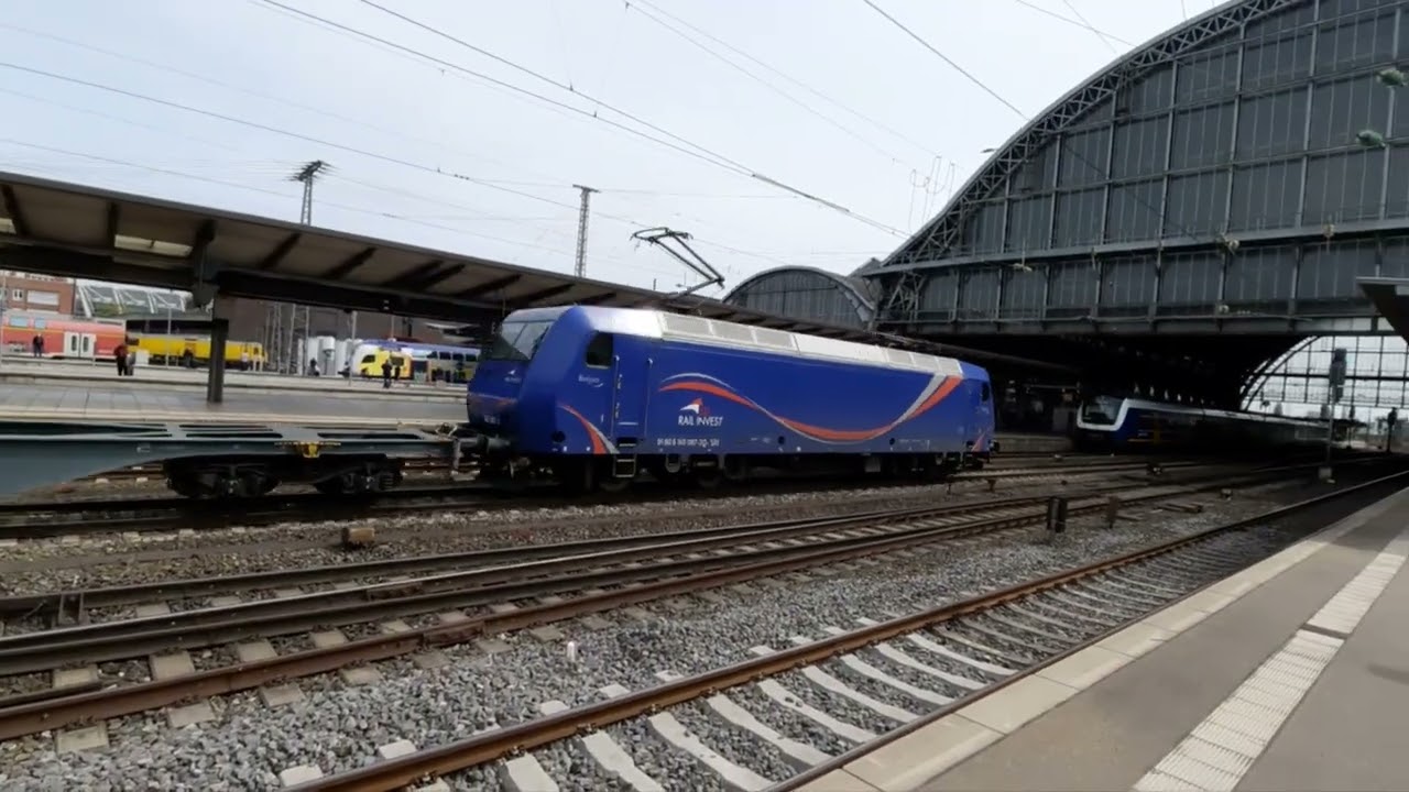 Güterzüge im Hauptbahnhof Bremen