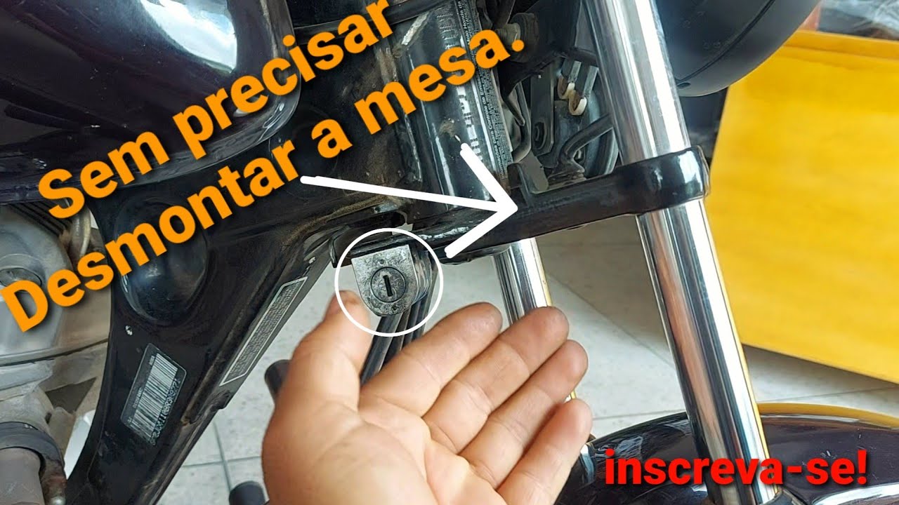 Montagem da trava do guidão sem precisar desmontar a mesa