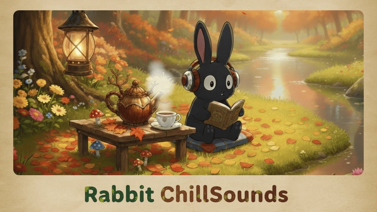A peaceful reading time in the autumn forest. | music for reading, sleeping & stress relief