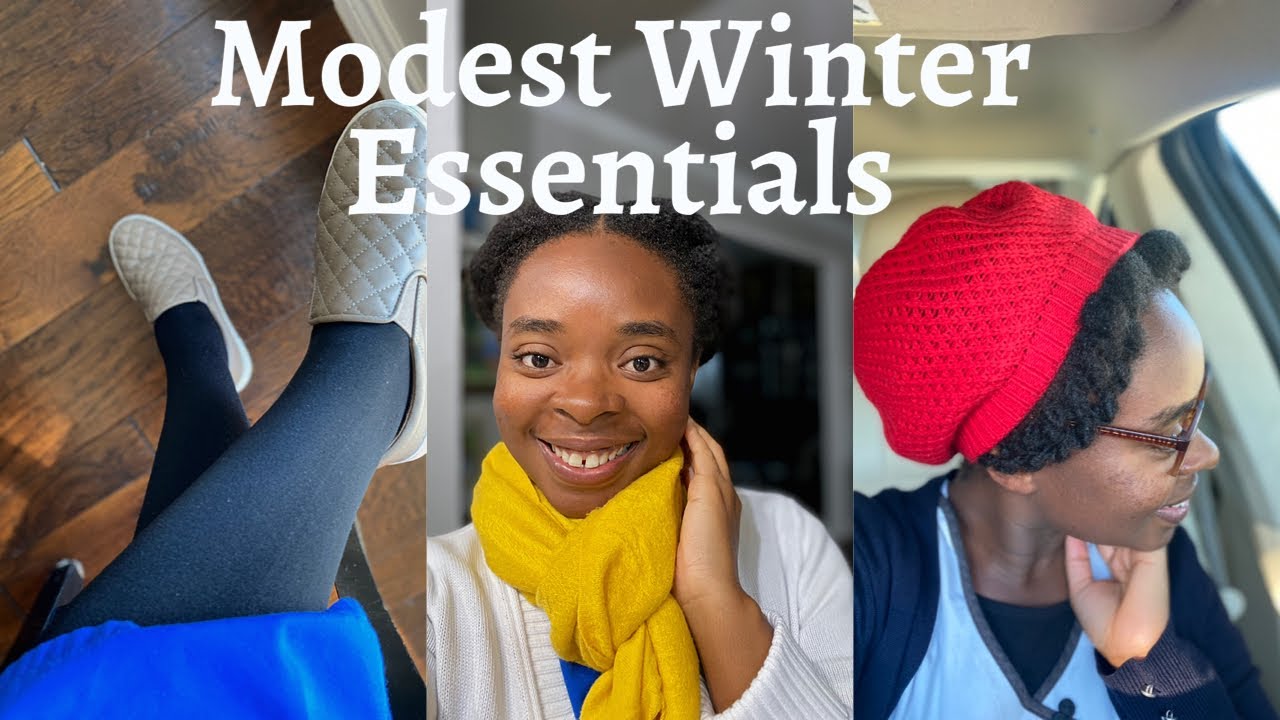MODEST WINTER ESSENTIALS | HOW TO DRESS WARM WITHOUT WEARING PANTS | MODEST CLOSET