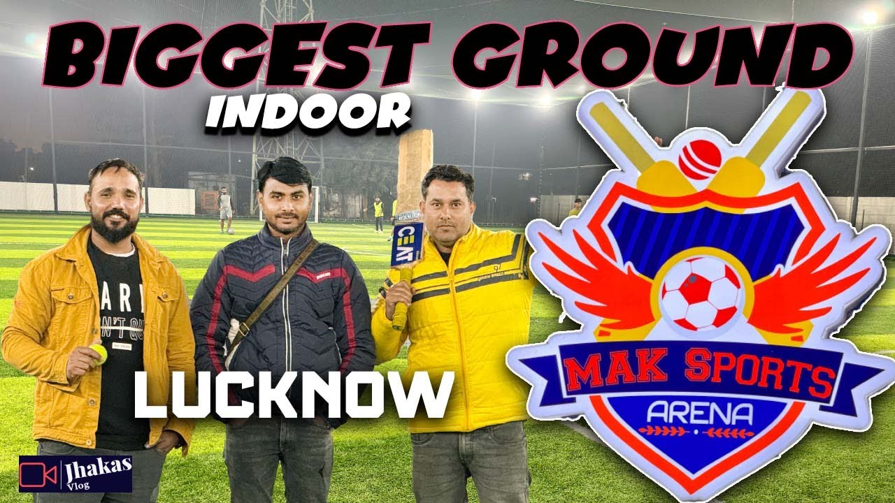 13000Sqrt Feet indoor Cricket Football Ground | Biggest Up Indoor Ground Now Open In Lucknow | Turf