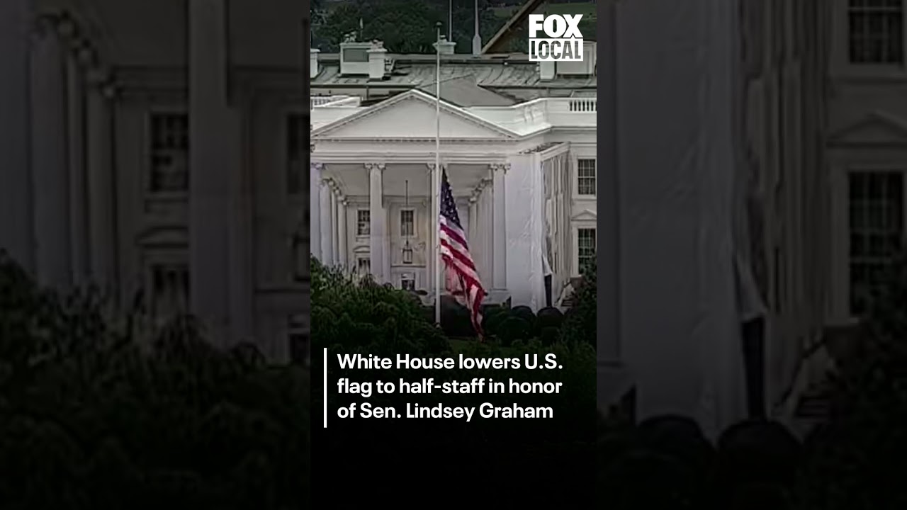 White House honors Lindsey Graham with flags at half-staff