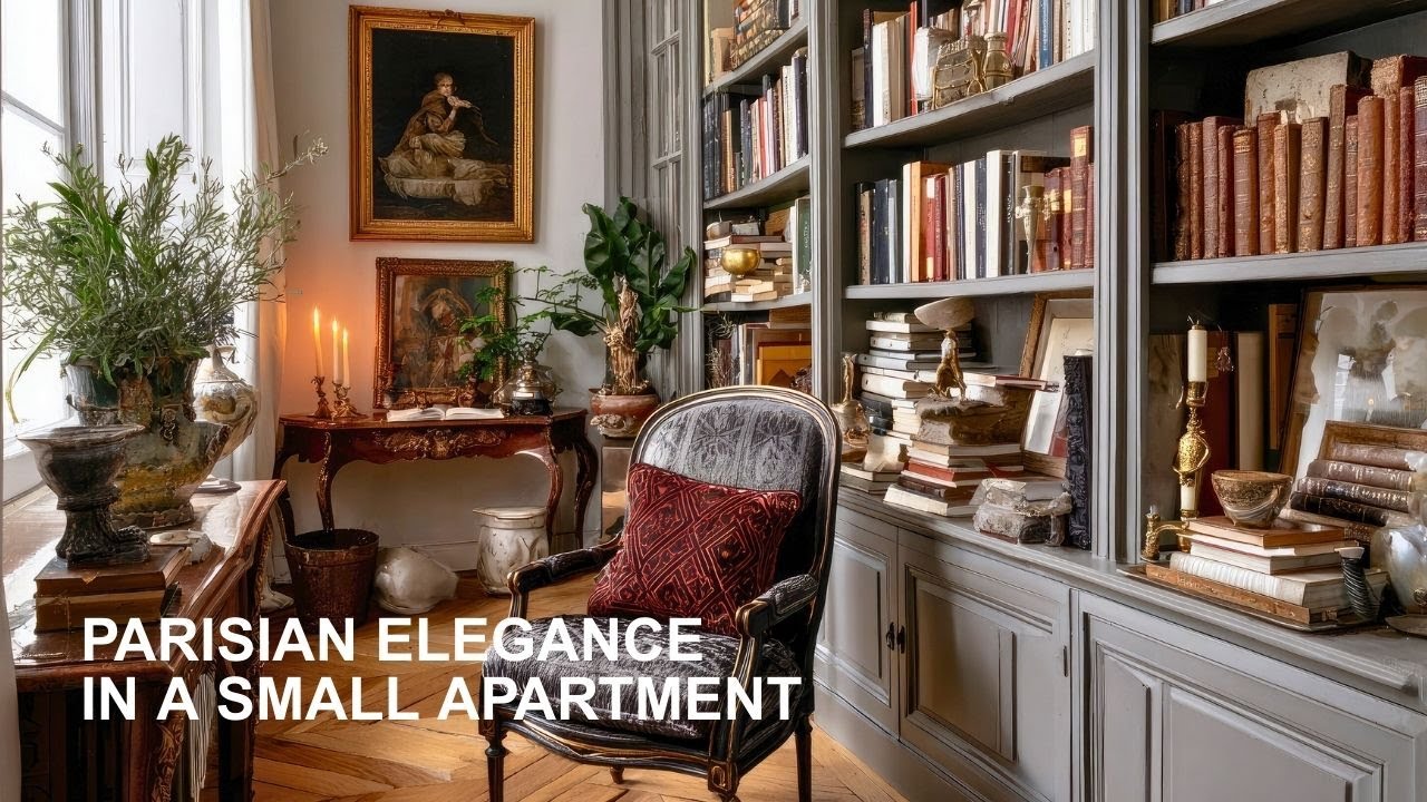 Parisian Elegance in a Small Apartment | Refined French Living Details