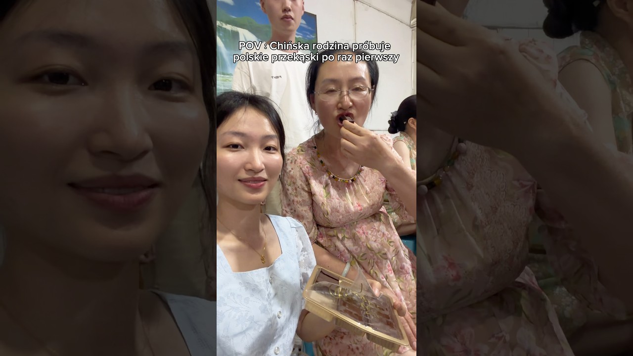Chinese family tries Polish snacks for the first time, what's their reaction? #storytime #china #...