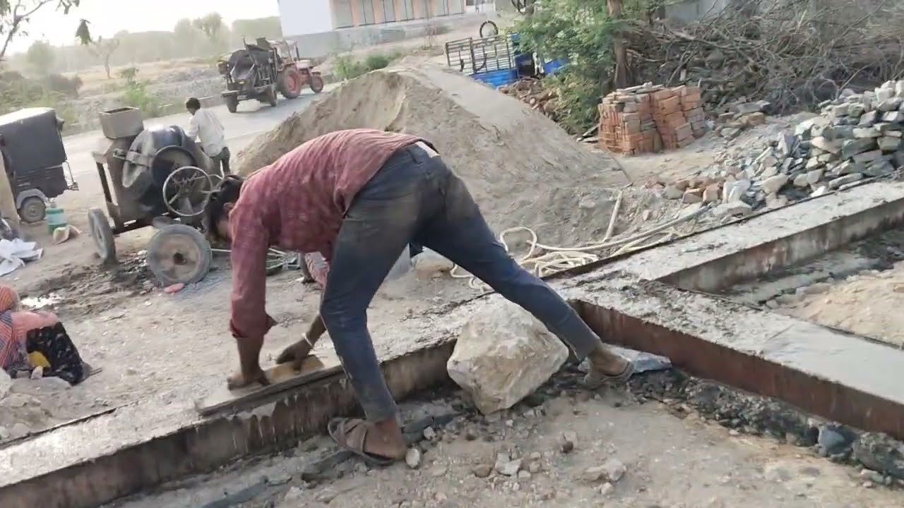 D, P, C ki rcc bhrai karte huye or vaibaretar chala rahe hai #construction #viral #vlog #video 