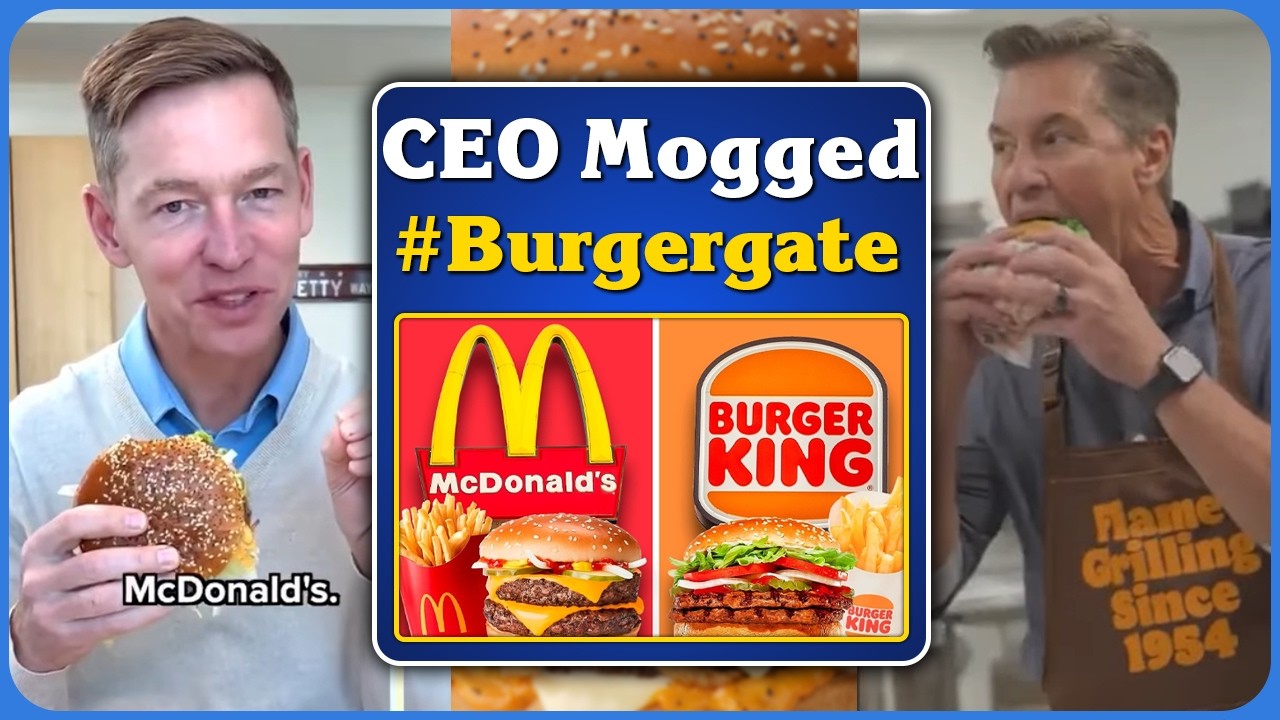 McDonald’s CEO’s Burger Commercial Gets Roasted by Burger King
