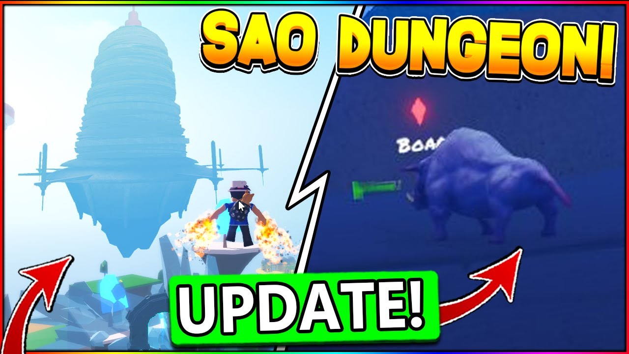 NEW SWORD ART ONLINE DUNGEON IN ANIME FIGHTING SIMULATOR CHAPTER 2! Roblox