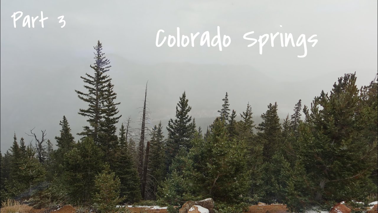 Colorado Springs Vlog | Pikes Peak & Exploring 🚞🌲❄️📍