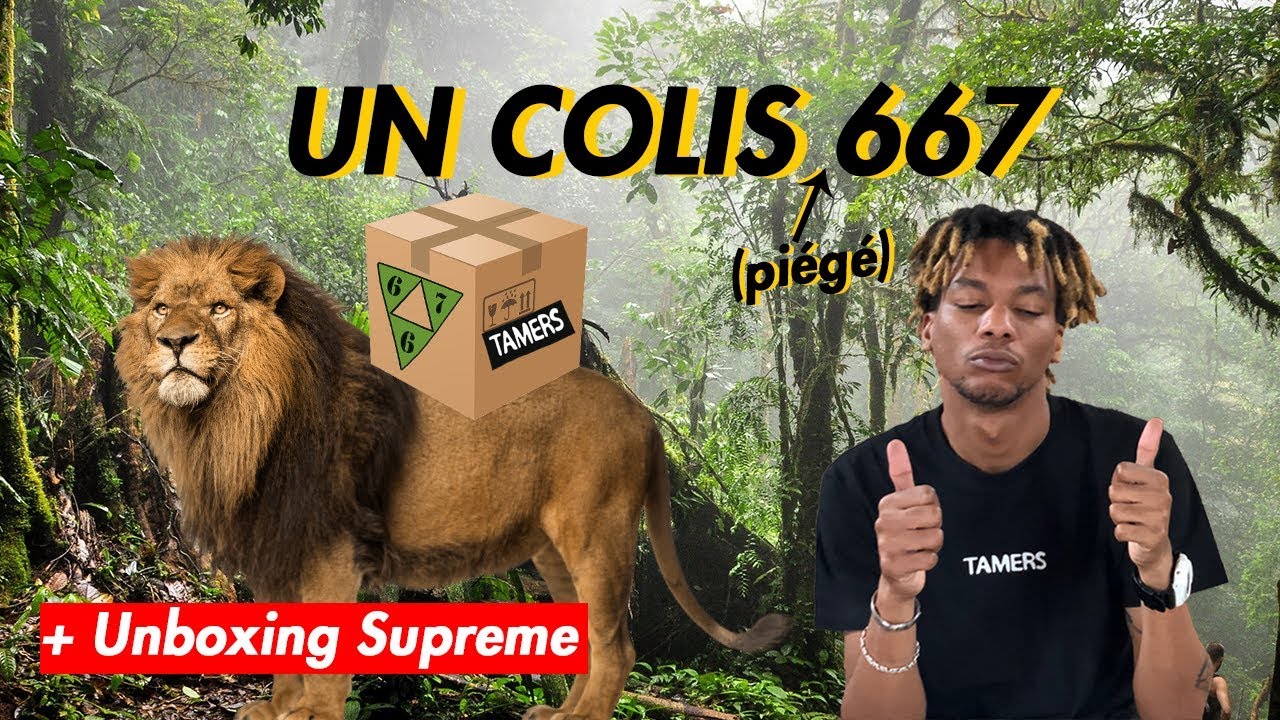 UN COLIS (pi&eacute;g&eacute;) DE 667  & UNBOXING SUPREME - Lutchi420