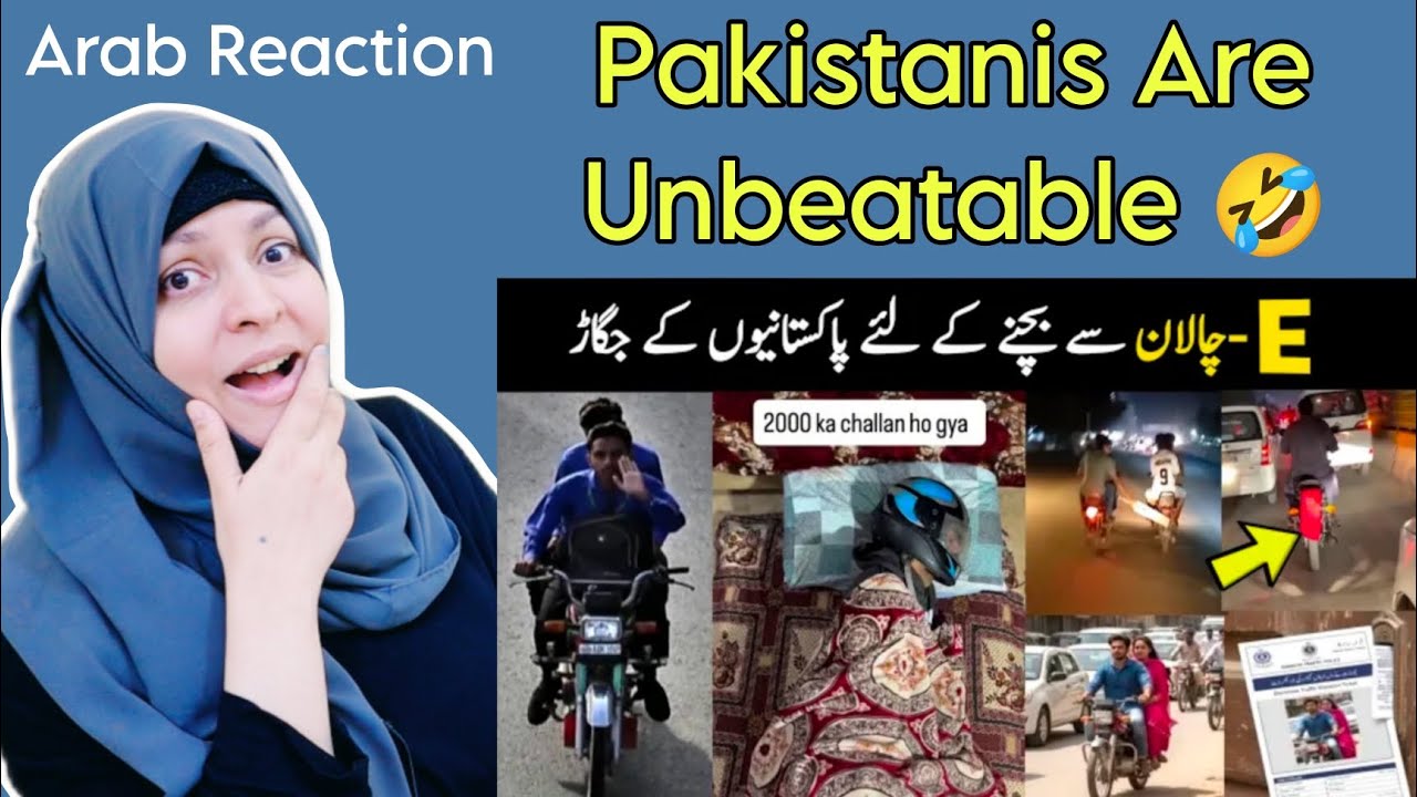 Arab Reaction On Pakistani People Funny Reaction On E Challan System 🤣