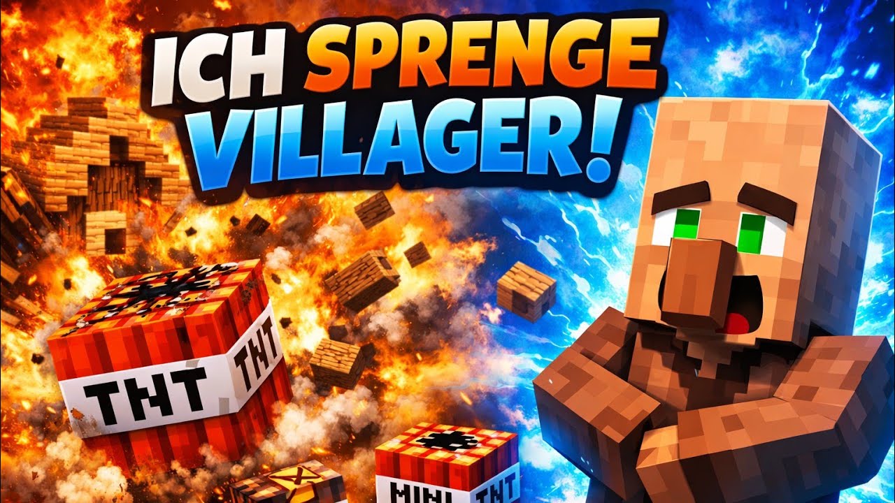 Die Villager hassen mich nach diesem Video... 😂🧨| Minecraft TNT-Mod