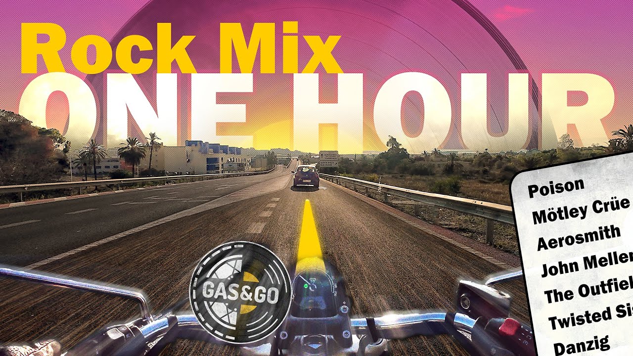 Motorcycle Ride | 1H 80s Hard Rock & Glam Metal Mix (M&ouml;tley Cr&uuml;e, Bon Jovi, Poison, Aerosmith)